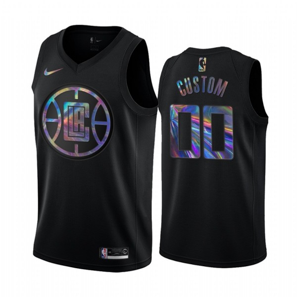 NBA Los Angeles Clippers Trikot Benutzerdefinierte Iridescent HWC Collection Swingman - Herren NBA Los Angeles Clippers Trikot Benutzerdefinierte Iridescent HWC Collection Swingman - Herren